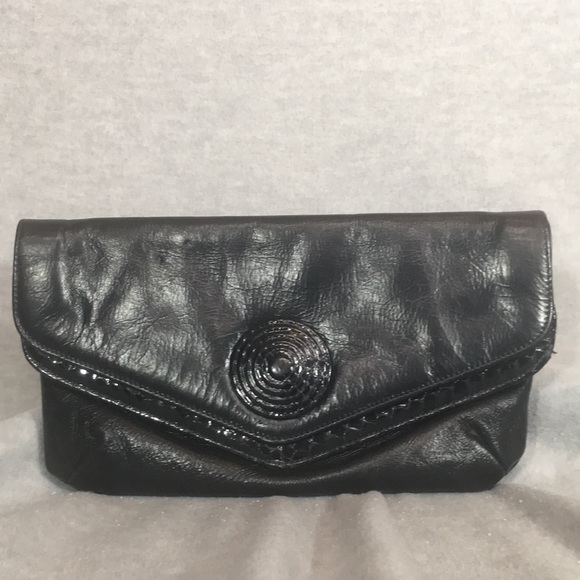 COLLINS Leather Clutch Handbag Famous for Quality Design and Construction - Picture 1 of 16